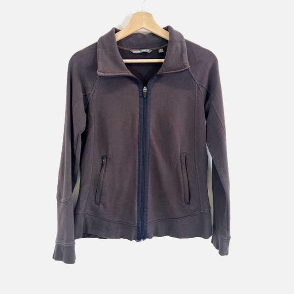 Horny Toad Women's Zip Up Sweatshirt Jacket Brown Size Small - Picture 1 of 7